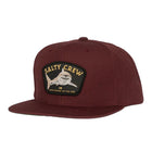 Salty Crew Lurking 6 Panel Hat - Burgundy (Front)