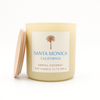 Santa Monica Large Luxury Soy Candle - Santal Coconut