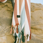 Slowtide Zoey Turkish Towel on the Beach
