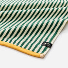 Slowtide Out Of Office Premium Woven Towel Kale edge with logo
