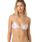 O'Neill Ivy Floral Malibu Bralette Top - Tofu FR