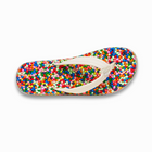 Top view Sanük Bubblecush Youth Massage Comfort Flip Flops - Rainbow