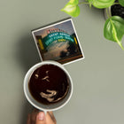 Santa Monica California Pier at Sunset Ceramic Coaster Actual Size