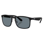 Ray-Ban RB4264 Matte Black, Blue Chromance Lenses (Side View)