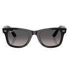 Ray-Ban Wayfarer Ease Polished Black, Gradient Grey Polarized Lenses Front