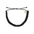 Pura Vida Solid Braided Bracelet - Black