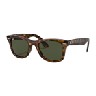 Ray-Ban Wayfarer Ease Polished Light Havana, G-15 Green Lenses Side View