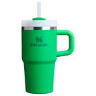 Meadow Stanley Quencher H2.O FlowState Tumbler 20 oz with a handle and straw.