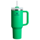 Meadow Stanley Quencher H2.O FlowState Tumbler 40 oz with a handle and straw.