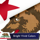 California State Flag 75D Printed Polyester 3x5 Ft