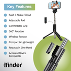 Mila Bluetooth Selfie Stick with Tripod