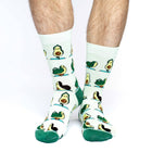 Men's Avocado Yoga Socks: Shoe Size 7-12