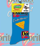Crazy Socks - Men's Crew Folded - Doritos Cooler Ranch (Folded)