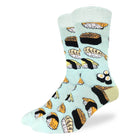 Men's Sushi Socks: Shoe Size 7-12