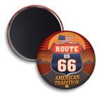 Route 66 USA Tradition Magnet Front and Back
