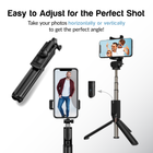Mila Bluetooth Selfie Stick with Tripod