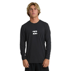 Billabong All Day Wave Loose Fit Long Sleeve Surf Tee - Black (Front)