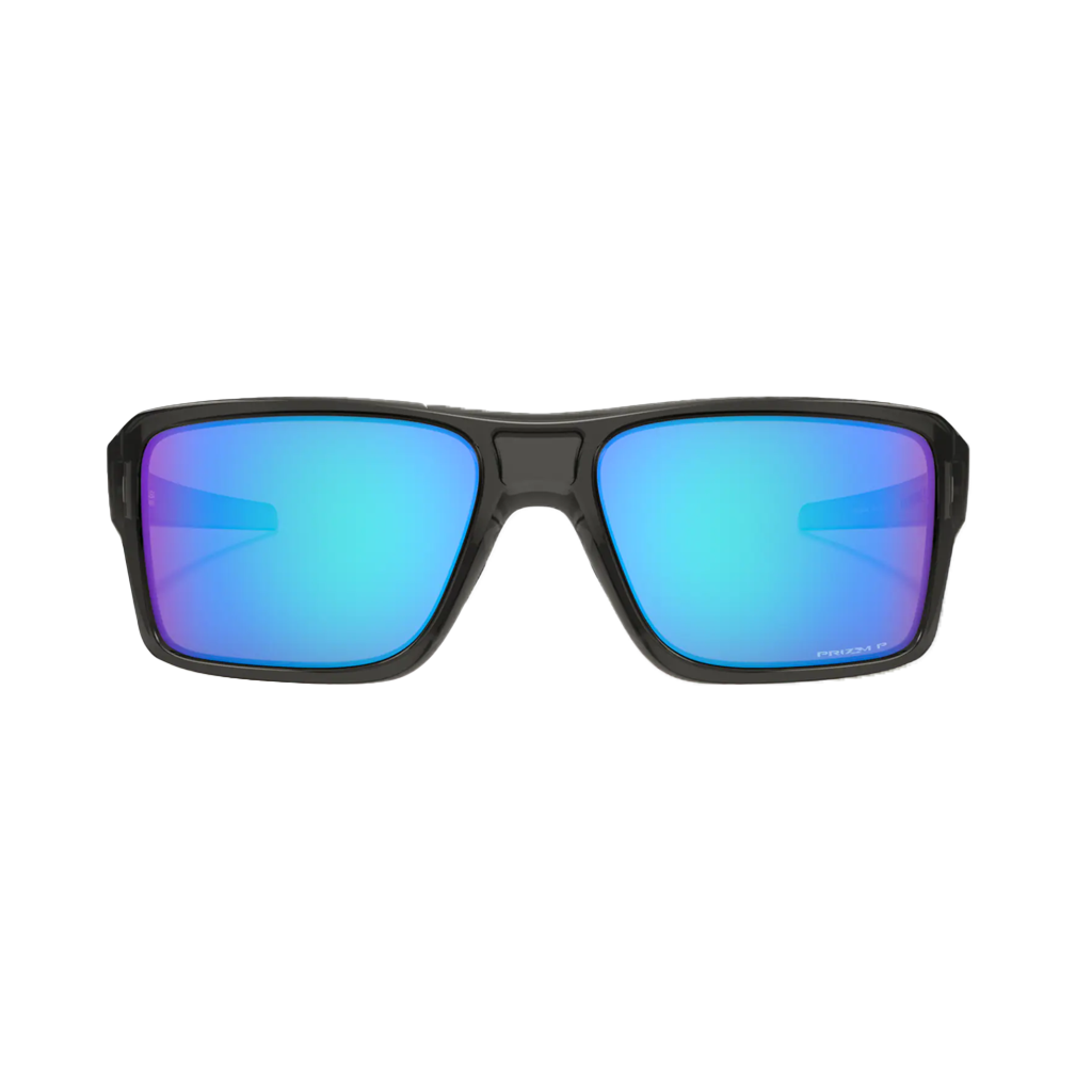 Oakley Double Edge Polarized Sunglasses - Grey Smoke/Prizm Sapphire Oakley Double Edge Polarized Sunglasses - Grey Smoke/Prizm Sapphire