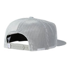 Gray mesh cap on a white background