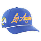 Blue cap with 'Los Angeles' and 'LA' logo on a white background