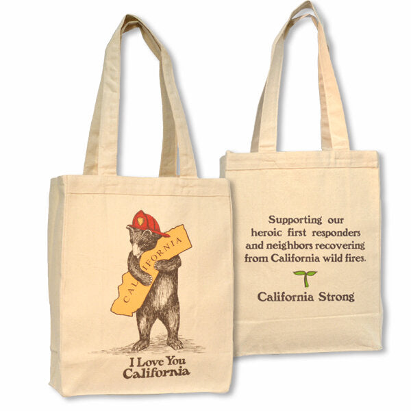 SF Mercantile CA Firefighter Bear Tote