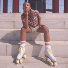 Impala Quad Skate - Sky Blue / Yellow