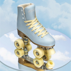 Impala Quad Skate - Sky Blue / Yellow