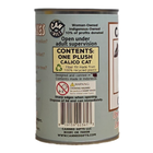 Canned Calico Cat | Stuffed Animal Cat Plush Warning label