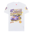 Mitchell & Ness NBA Speedway Indy Car SS Tee LA Lakers