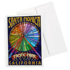 Santa Monica California Ferris Wheel Notecard