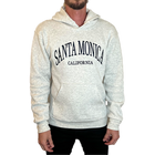 Arched Santa Monica California Hoodie Oatmeal