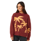 Rip Curl Beach Party Sweater Plum - Front