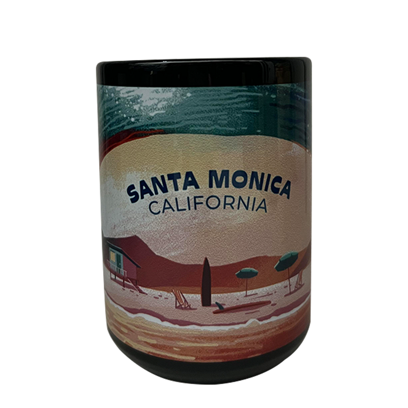 Santa Monica California Mug - Wave