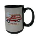 Santa Monica California Mug - Red Car