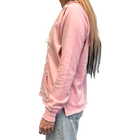 Santa Monica Burnout Pull Over Women's Hoodie - Baby Pink (Side)