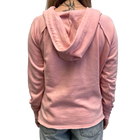 Santa Monica Burnout Pull Over Women's Hoodie - Baby Pink (Back)