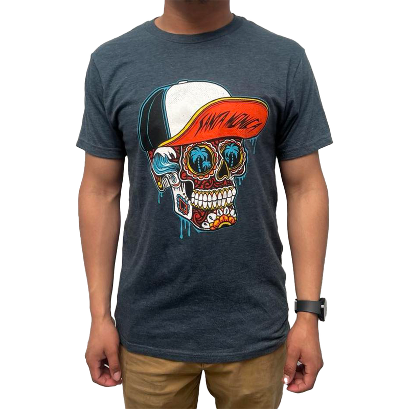 Santa Monica Skater Skull Tee (Front)