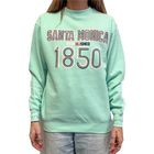 Santa Monica Established 1850 Crew Neck Sweater - Mint (Front)