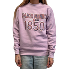 Santa Monica Established 1850 Crew Neck - Lilac (Front)