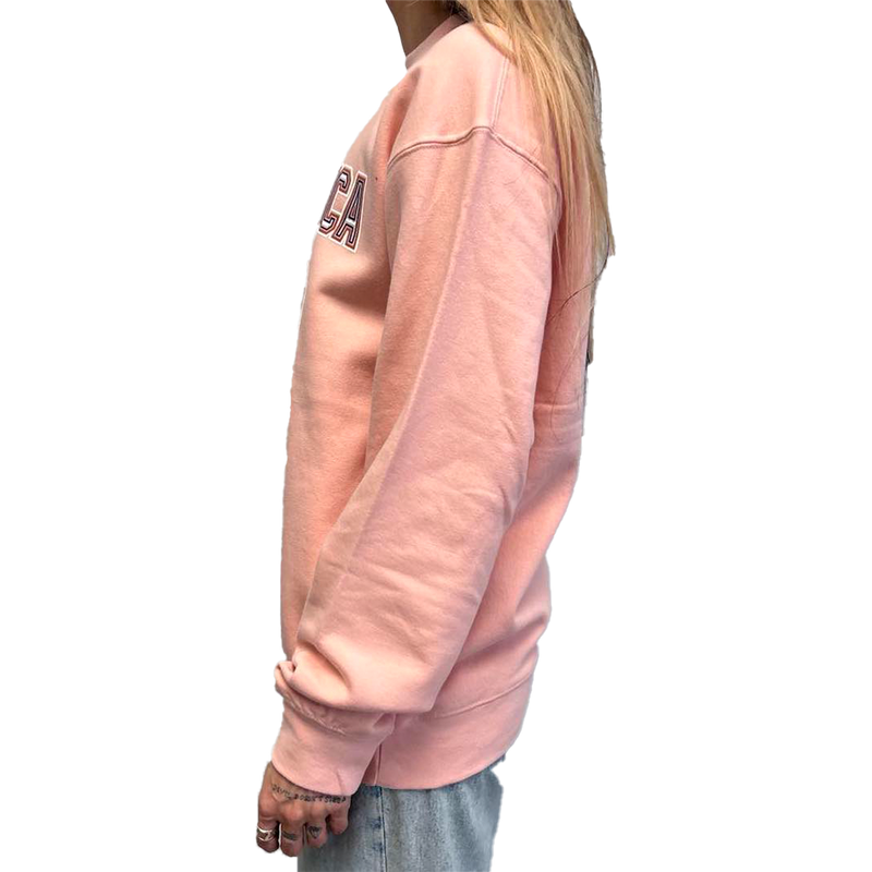 Santa Monica Established 1850 Crew Neck Sweater - Pink (Side)