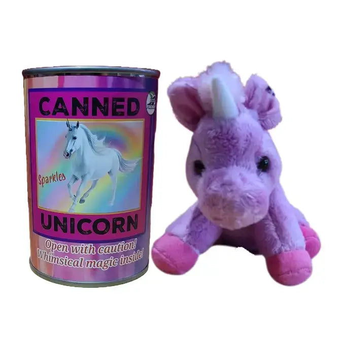 Sparkles the Canned Rainbow Unicorn Can and Stuffed Toy