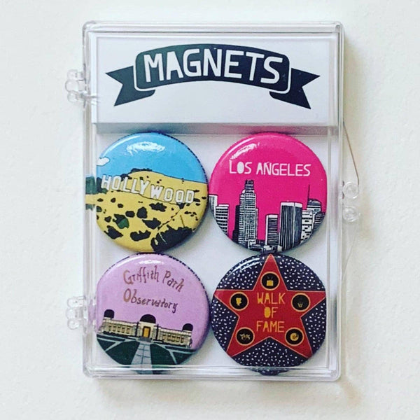 Los Angeles California/Hollywood Magnet Set Souvenir