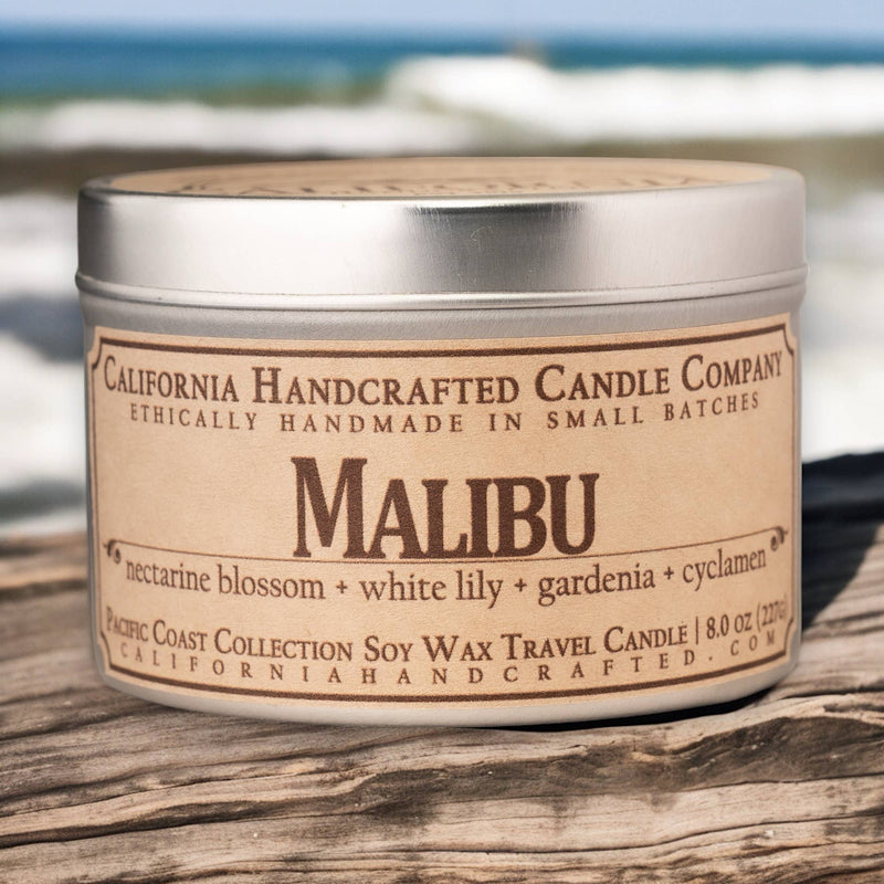 ﻿Malibu Soy Travel Candle - Nectarine Blossom Floral