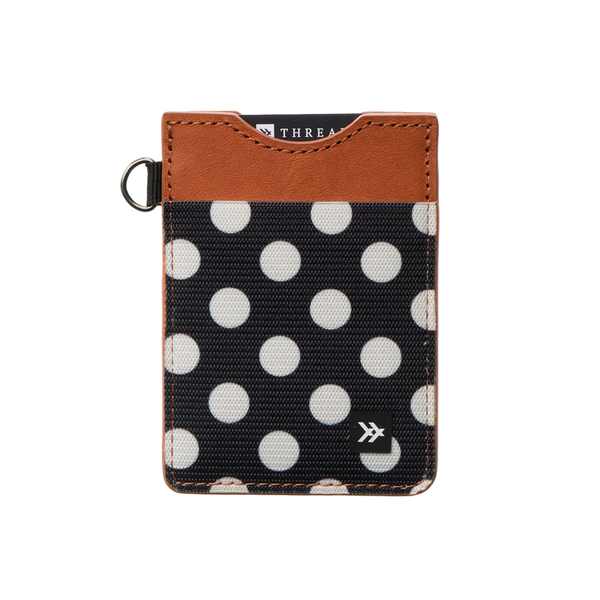 Thread Vertical Wallet - Polka Dot