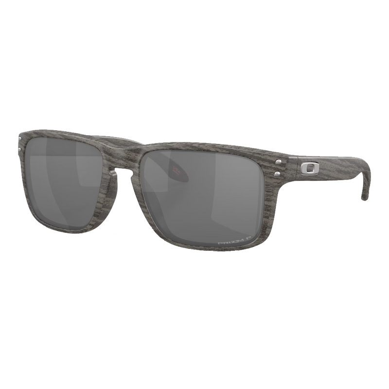 Oakley Holbrook™ Prizm Black Polarized Lenses,  Woodgrain Frame