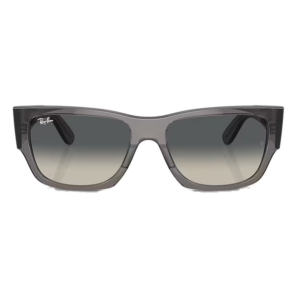 Ray-Ban Carlos Grey Lenses, Polished Opal Dark Grey