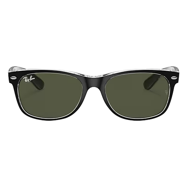 New Wayfarer Color Mix Matte Black On Transparent Front