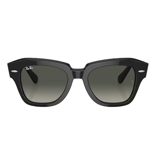 Ray-Ban State Street Polished Havana On Transparent Brown + Classic Grey