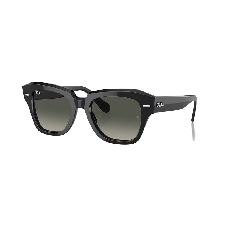 Ray-Ban State Street Polished Havana On Transparent Brown + Classic Grey