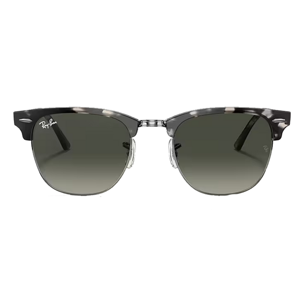 Ray-Ban Clubmaster Fleck Grey Lenses, Polished Grey Havana Frame